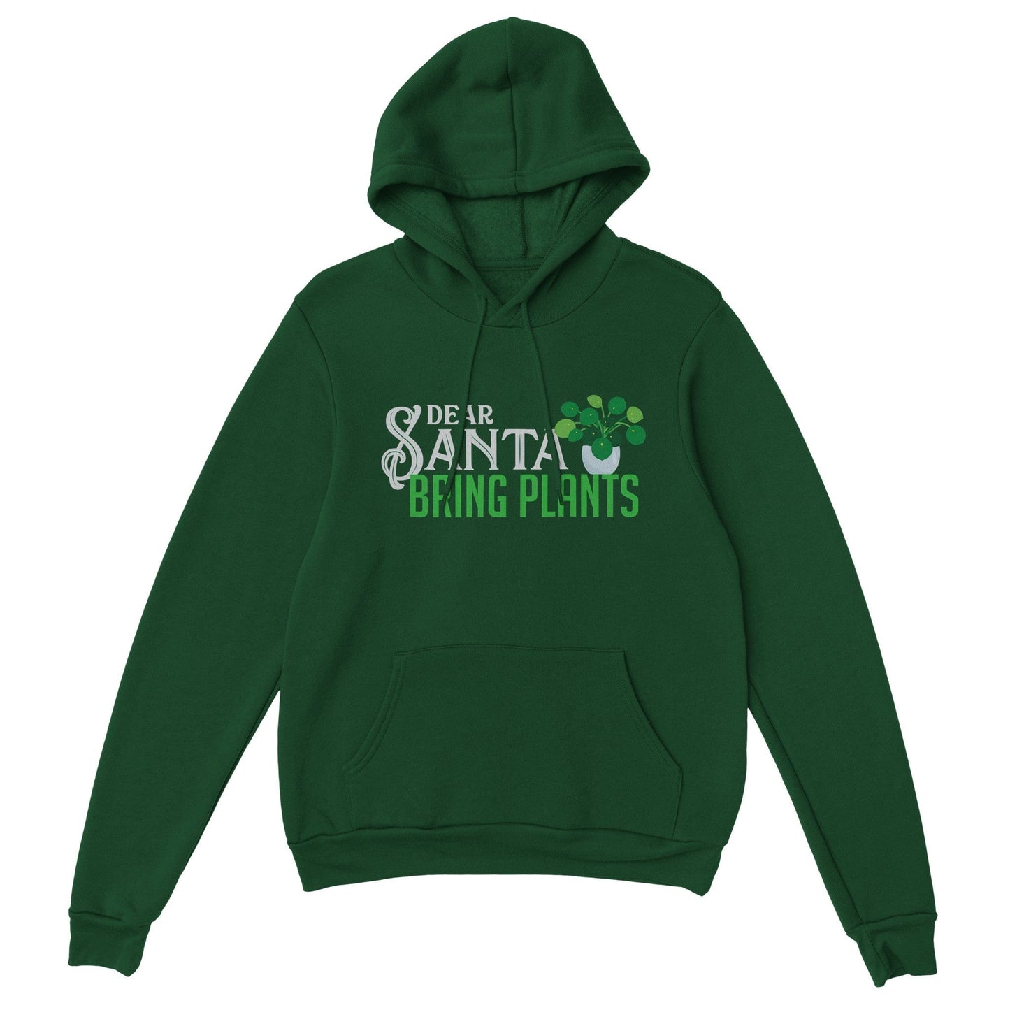 Grow Happy Gifts  Bring Plants Hoodie Forest Green / S