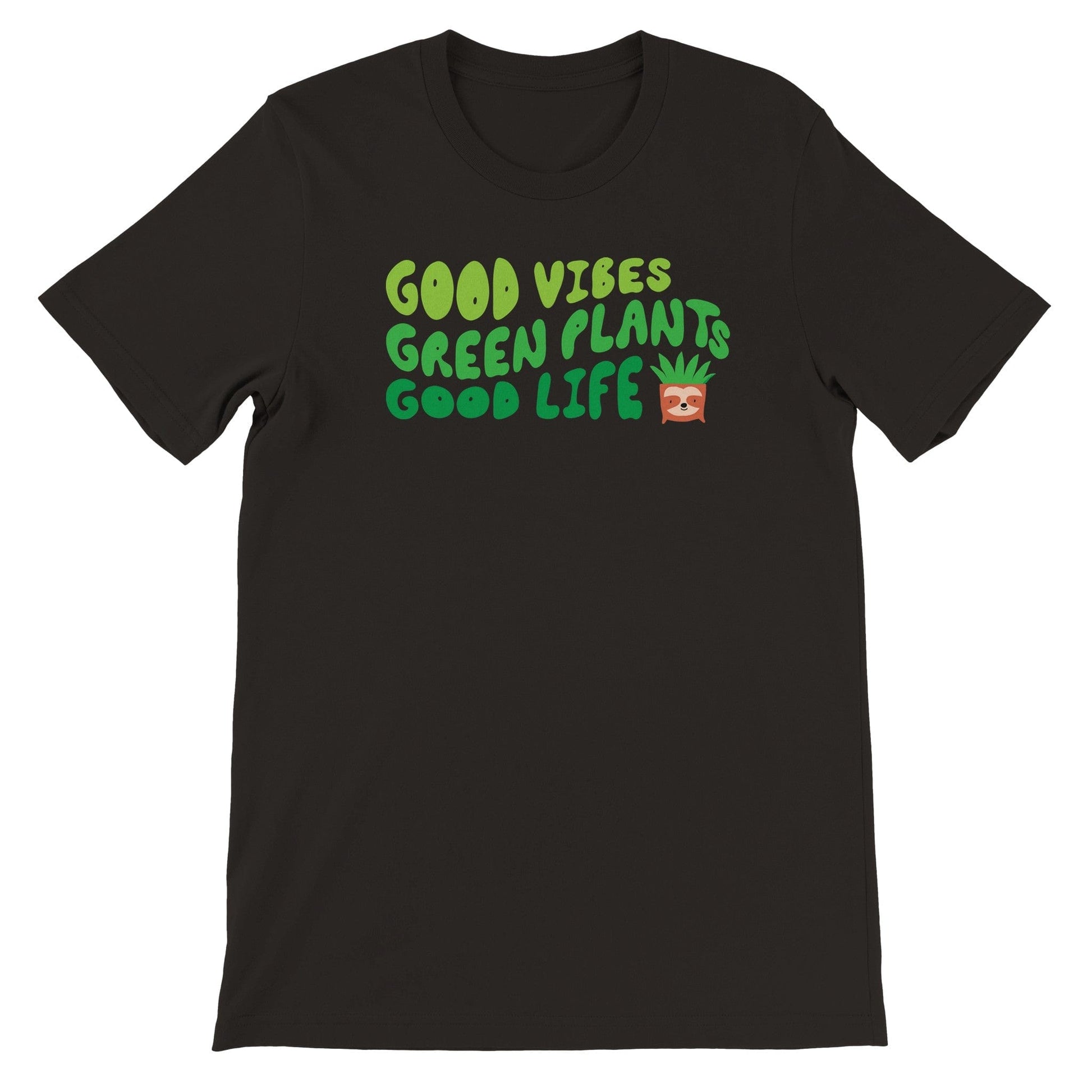 Grow Happy Gifts  Good Vibes 2 T-shirt Black / S