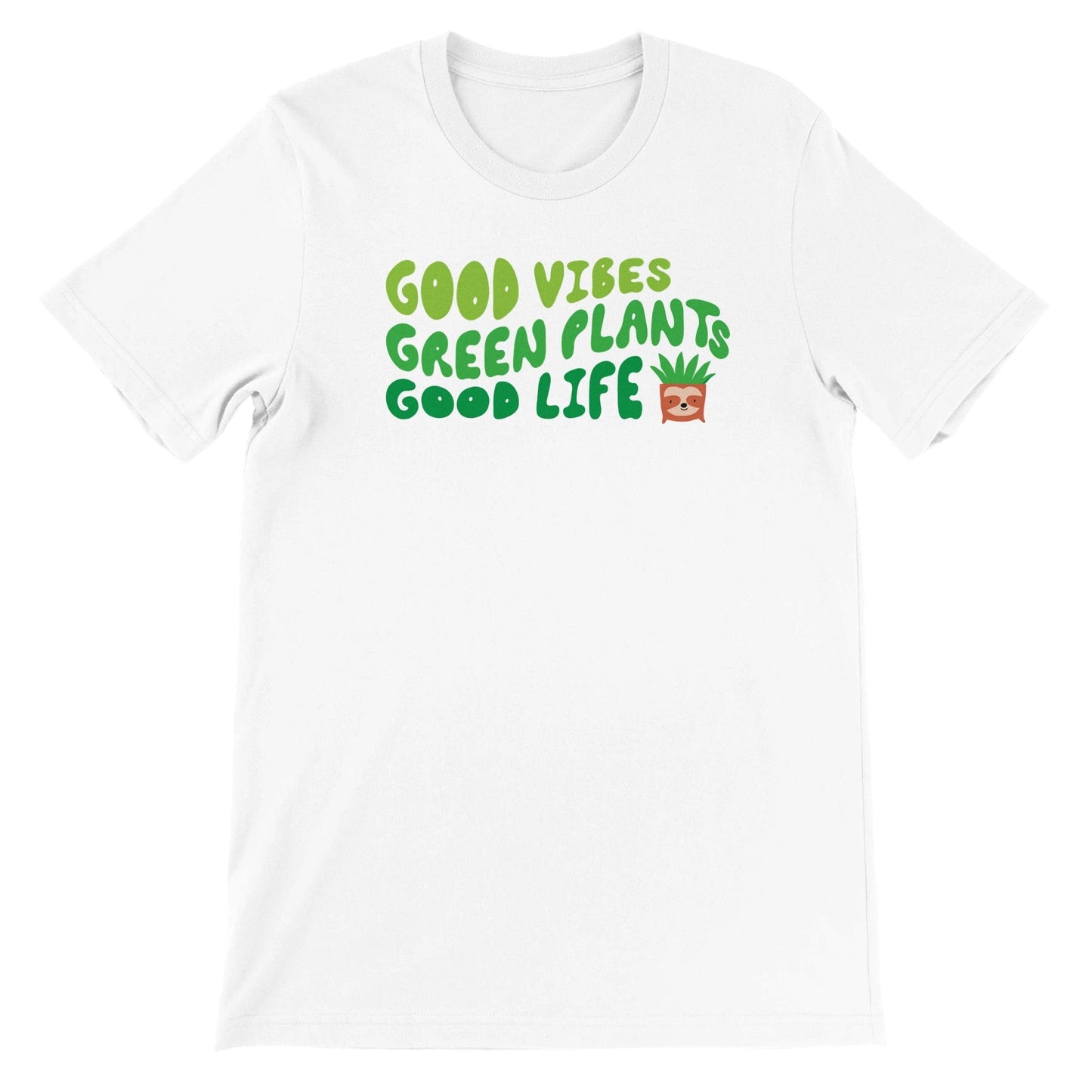 Grow Happy Gifts  Good Vibes 2 T-shirt White / S