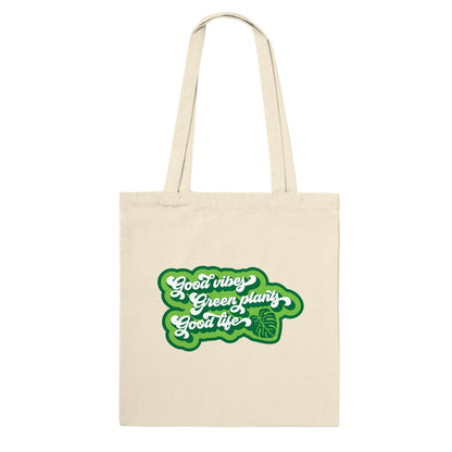 Grow Happy Gifts  Good Vibes Tote Bag Natural