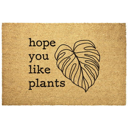 Grow Happy Gifts  Hope You Like Plants Doormat