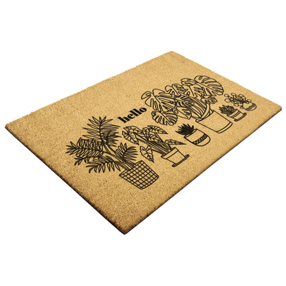 Grow Happy Gifts  Houseplant Hello Doormat