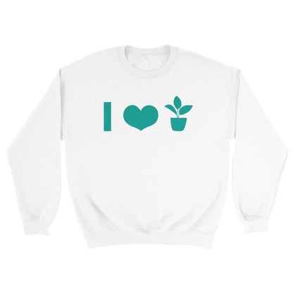 Grow Happy Gifts  Icons Crewneck Sweatshirt White / S