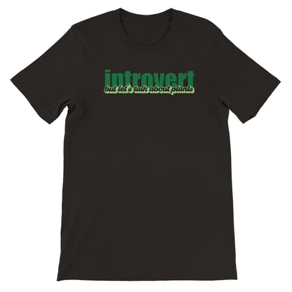 Grow Happy Gifts  Introvert T-shirt Black / S