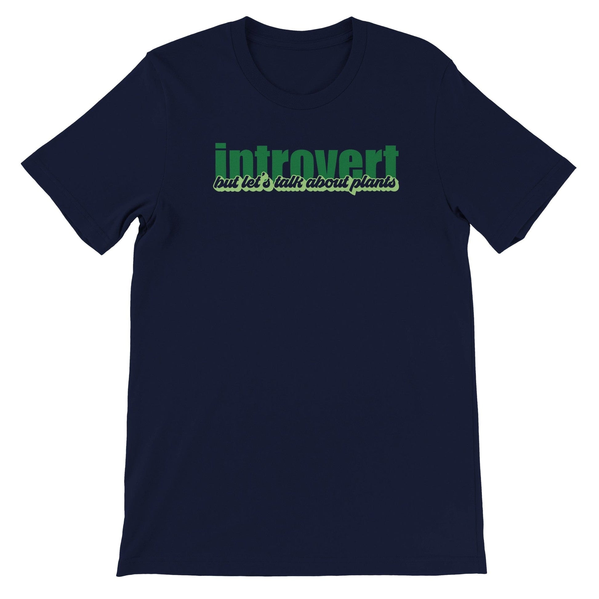 Grow Happy Gifts  Introvert T-shirt Navy / S