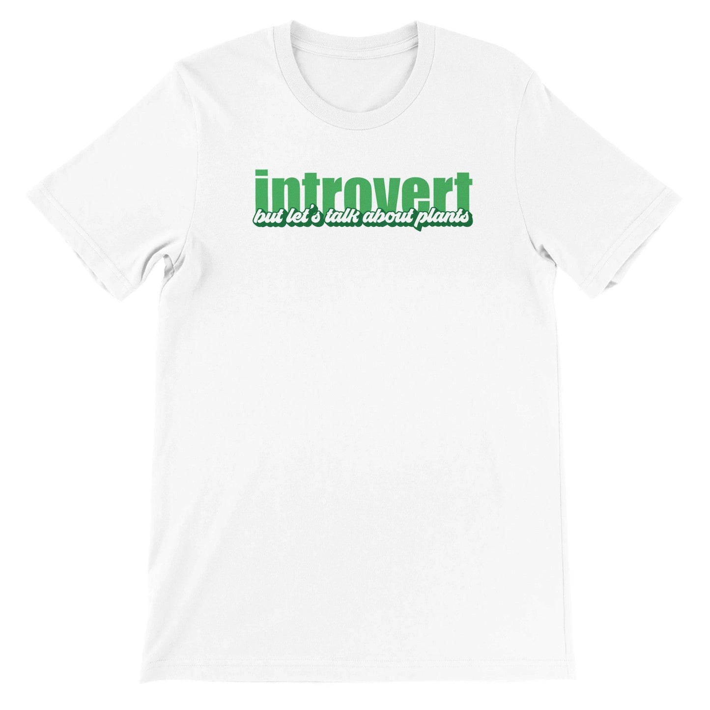 Grow Happy Gifts  Introvert T-shirt White / S