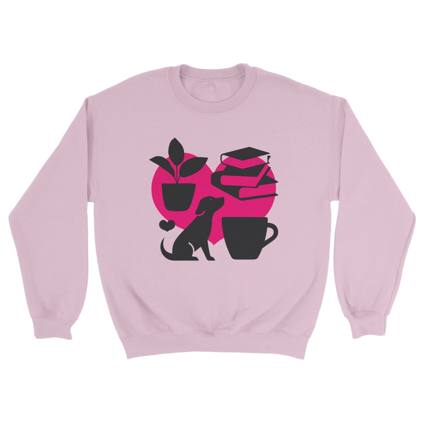 Grow Happy Gifts  Love It! Unisex Crewneck Sweatshirt Light Pink / S