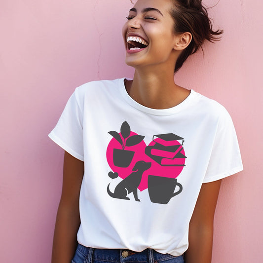 Grow Happy Gifts  Love It! Unisex Tee White / S