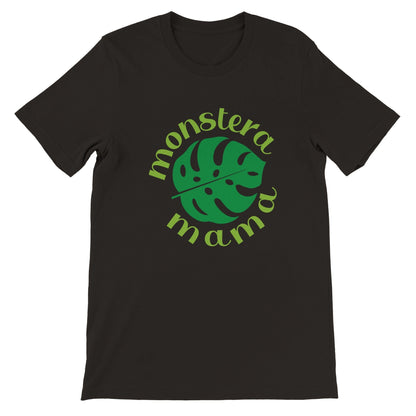 Grow Happy Gifts  Monstera Mama T-shirt Black / S