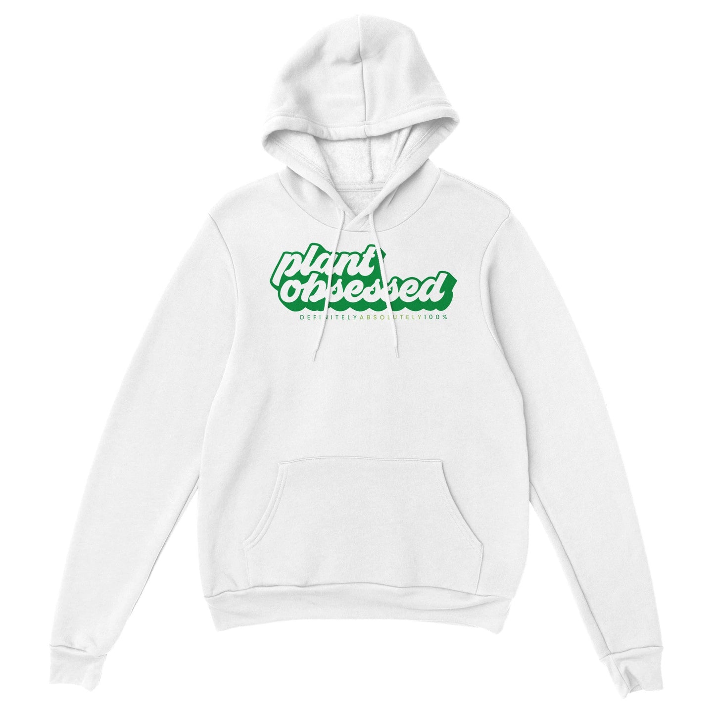 Grow Happy Gifts  Plant Obsessed Hoodie White / S