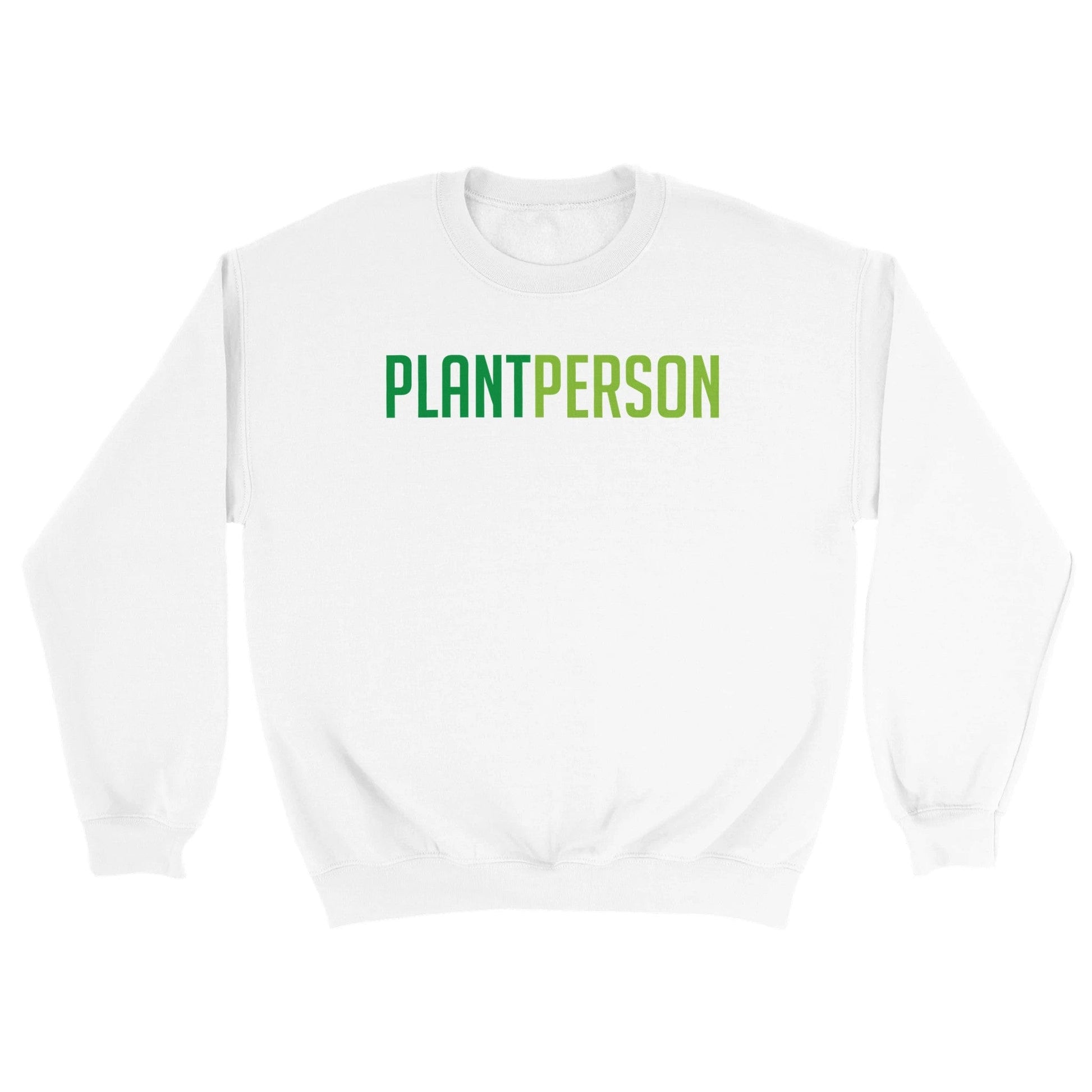Grow Happy Gifts  Plant Person Crewneck Sweatshirt White / S