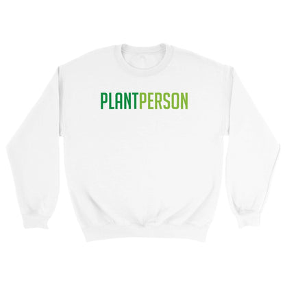 Grow Happy Gifts  Plant Person Crewneck Sweatshirt White / S