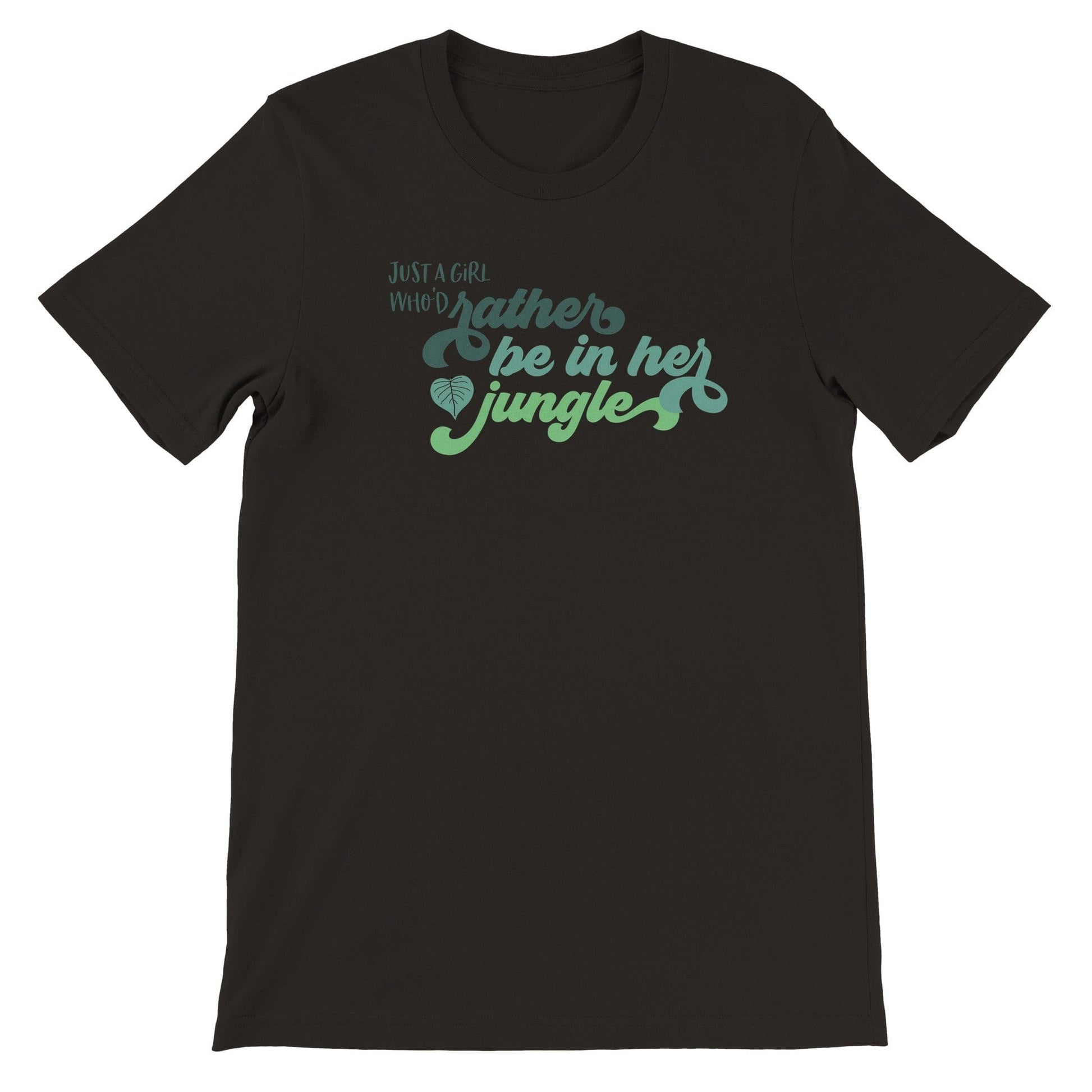 Grow Happy Gifts  Rather be In Her Jungle T-shirt Black / S