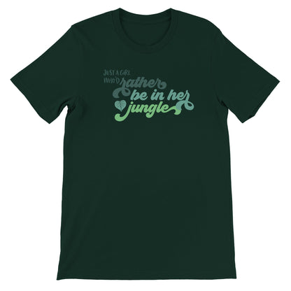 Grow Happy Gifts  Rather be In Her Jungle T-shirt Forest / S