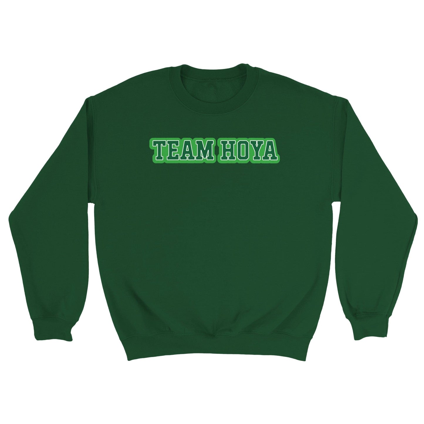 Grow Happy Gifts  Team Hoya Crewneck Sweatshirt Forest Green / S